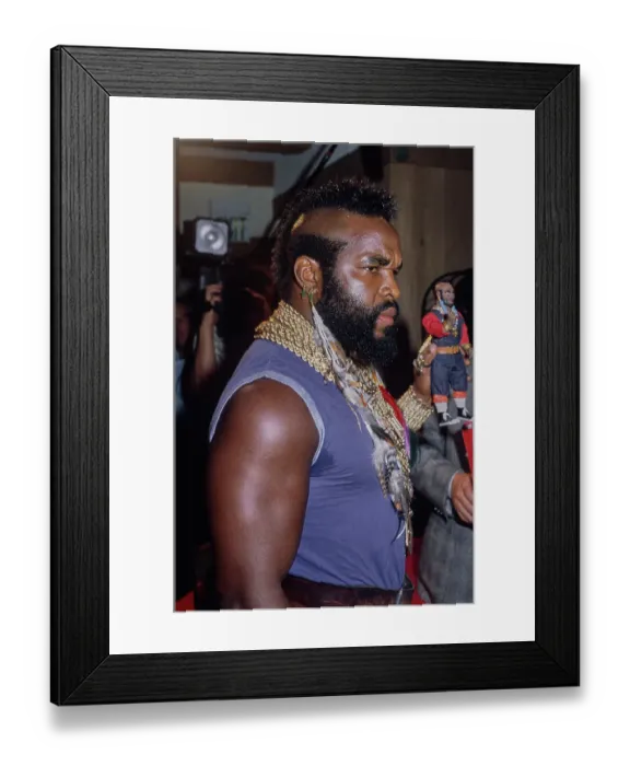 Framed Print : Mr. T, American Actor Framed Print : Mr. T, American Actor