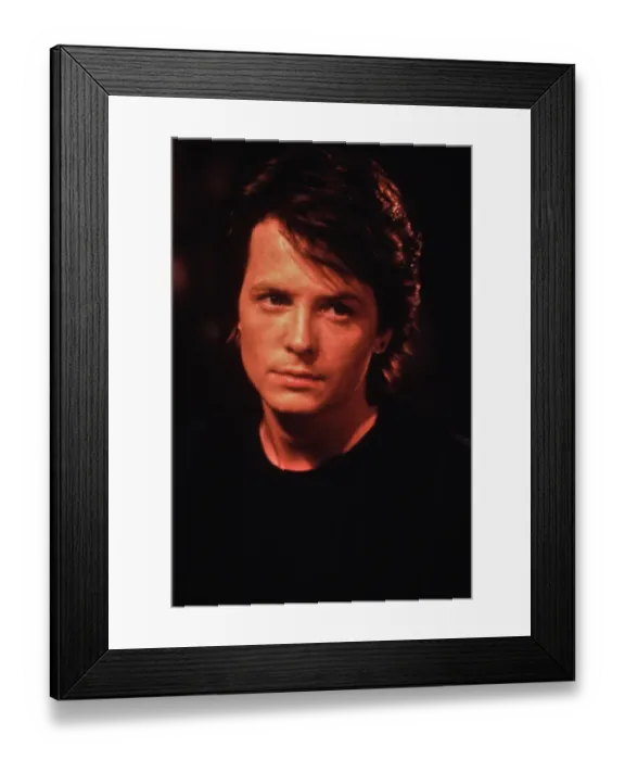 Framed Print : Michael J. Fox, Canadian Actor Framed Print : Michael J. Fox, Canadian Actor