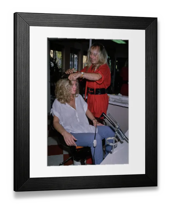 Framed Print : José Eber, French Hair Stylist Framed Print : José Eber, French Hair Stylist