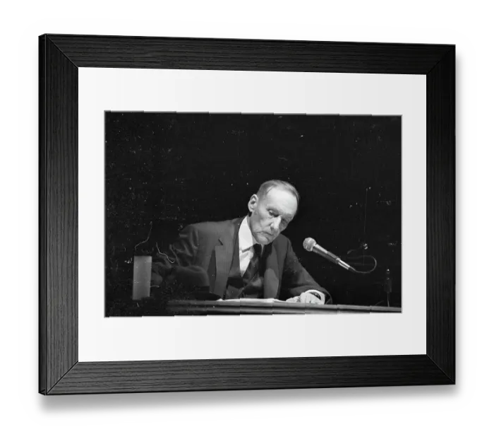 Framed Print : Photo of William Burroughs Framed Print : Photo of William Burroughs