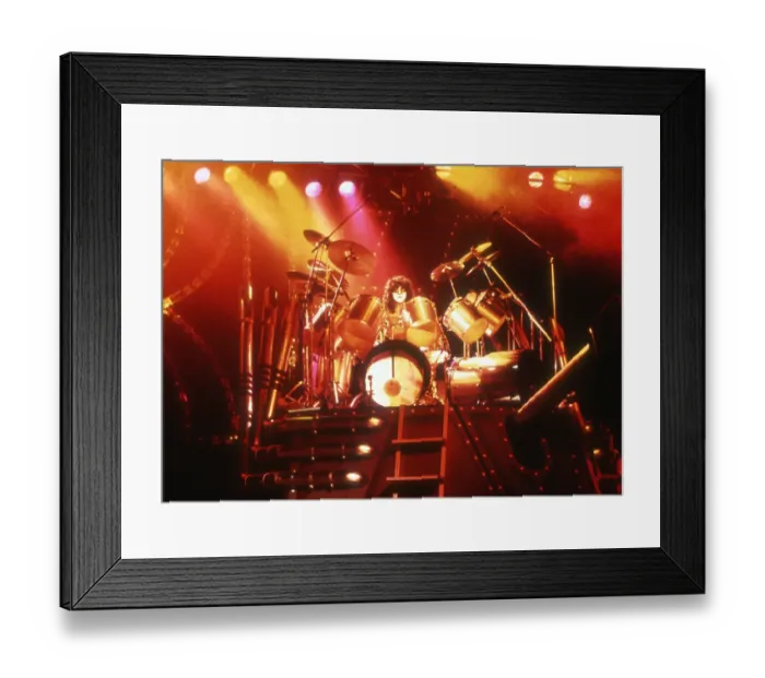 Framed Print : Kiss Performing Framed Print : Kiss Performing
