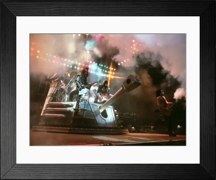 Framed Print : Kiss Performing Framed Print : Kiss Performing