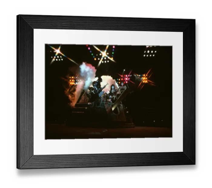 Framed Print : Kiss Performing Framed Print : Kiss Performing