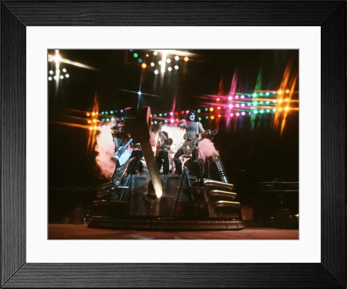 Framed Print : Kiss Performing Framed Print : Kiss Performing