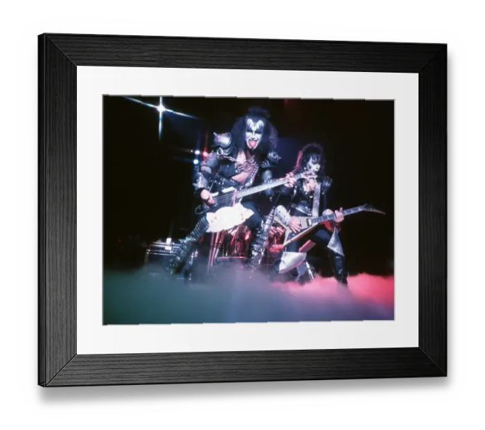 Framed Print : Kiss Performing Framed Print : Kiss Performing