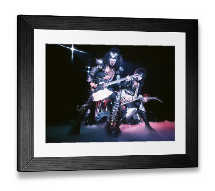 Framed Print : Kiss Performing Framed Print : Kiss Performing