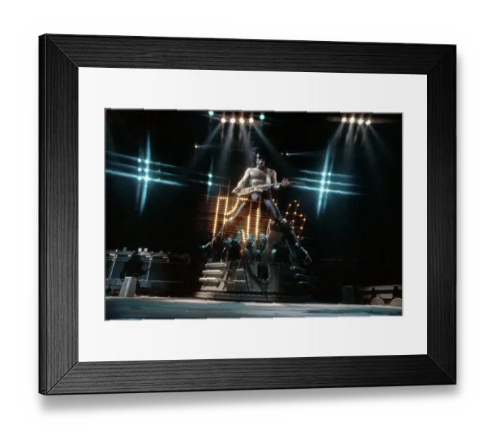 Framed Print : Kiss Performing Framed Print : Kiss Performing