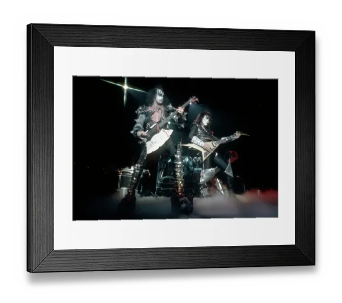 Framed Print : Kiss Performing Framed Print : Kiss Performing
