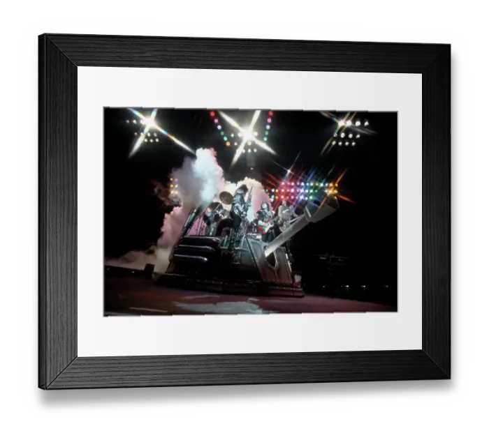 Framed Print : Kiss Performing Framed Print : Kiss Performing