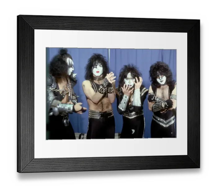 Framed Print : Kiss Backstage Framed Print : Kiss Backstage