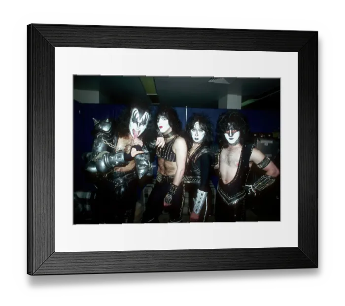Framed Print : Kiss Backstage Framed Print : Kiss Backstage