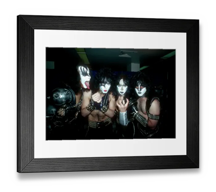 Framed Print : Kiss Backstage Framed Print : Kiss Backstage
