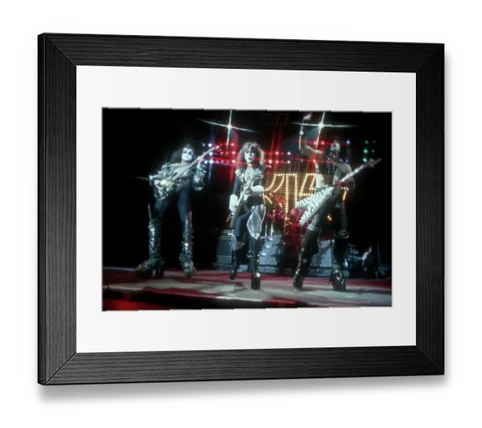 Framed Print : Kiss Performing Framed Print : Kiss Performing