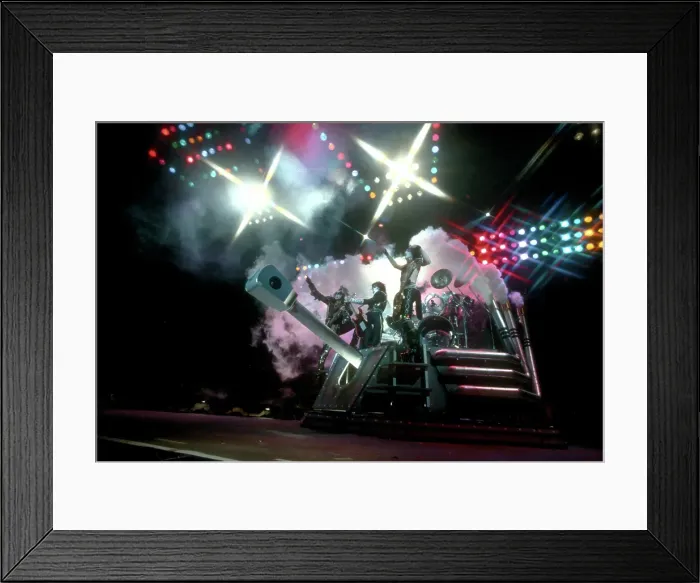 Framed Print : Kiss Performing Framed Print : Kiss Performing