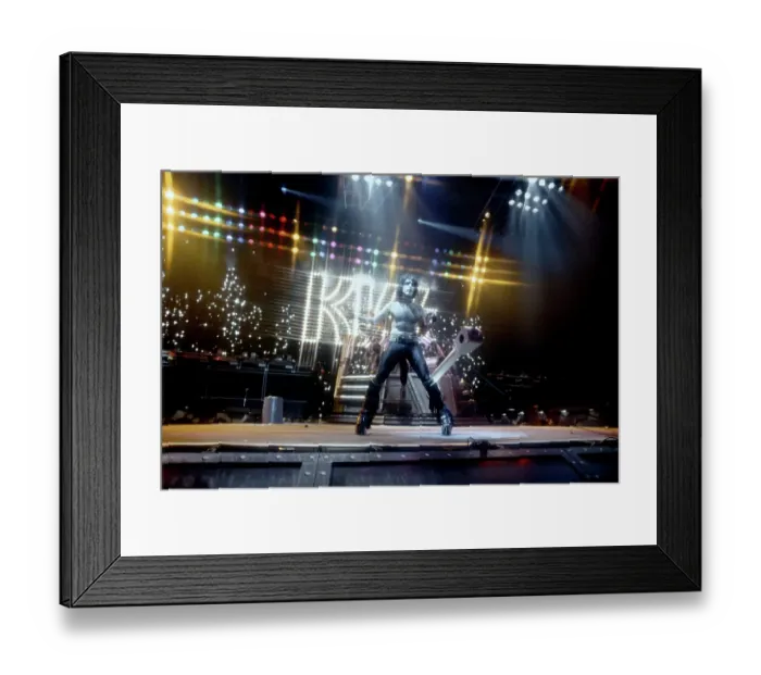 Framed Print : Kiss Performing Framed Print : Kiss Performing