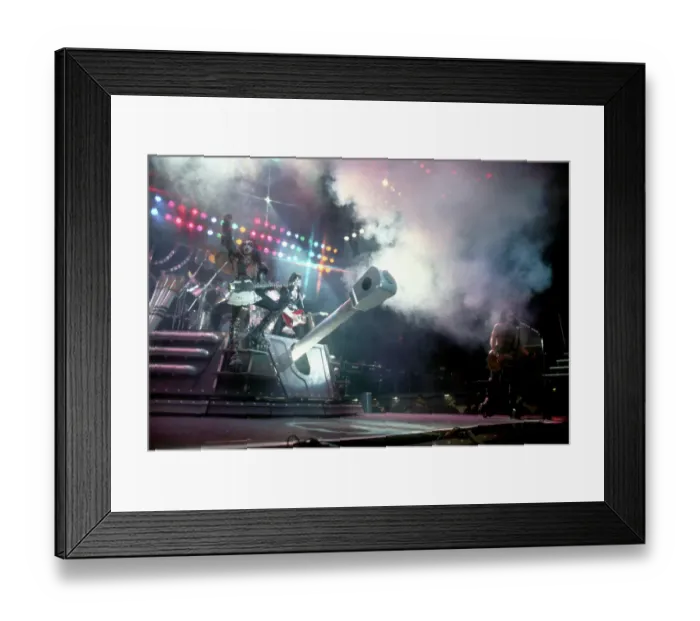 Framed Print : Kiss Performing Framed Print : Kiss Performing