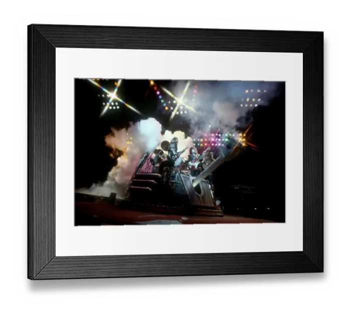 Framed Print : Kiss Performing Framed Print : Kiss Performing