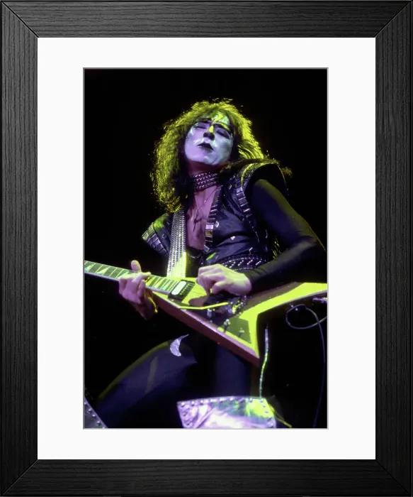 Framed Print : Kiss Performing Framed Print : Kiss Performing