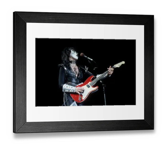 Framed Print : Kiss Performing Framed Print : Kiss Performing