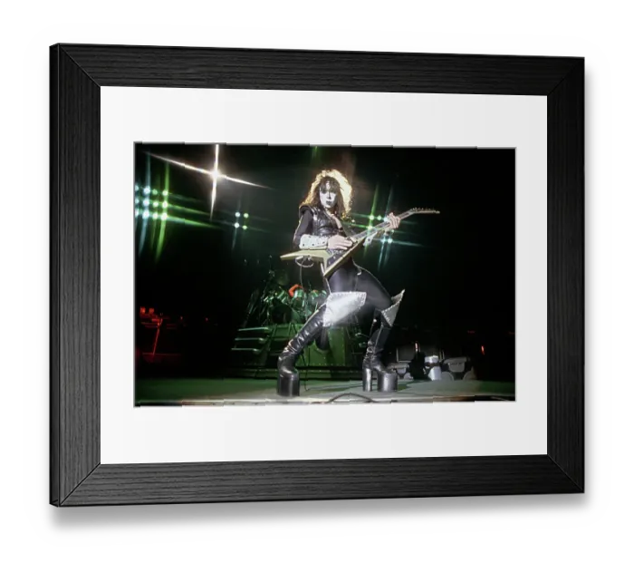 Framed Print : Kiss Performing Framed Print : Kiss Performing