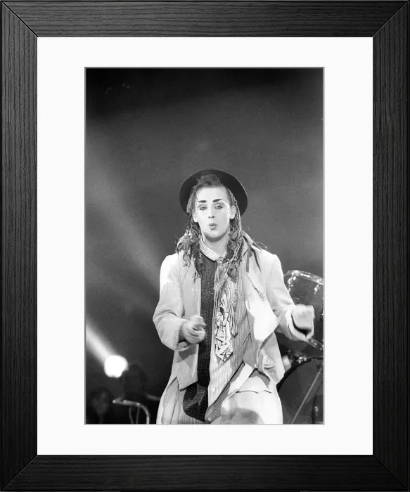 Framed Print : Photo of Boy George Framed Print : Photo of Boy George