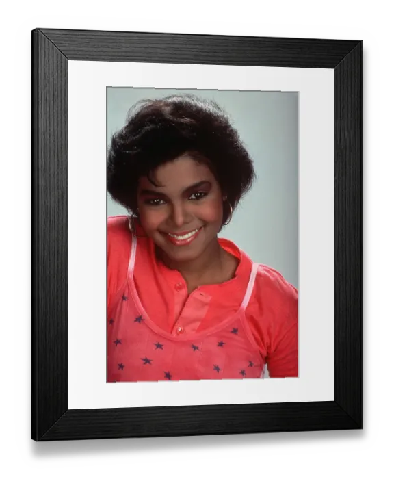 Framed Print : Portrait. CIRCA 1983: Pop singer Janet Jackson poses for a portrait in circa 1983 Framed Print : Portrait. CIRCA 1983: Pop singer Janet Jackson poses for a portrait in circa 1983