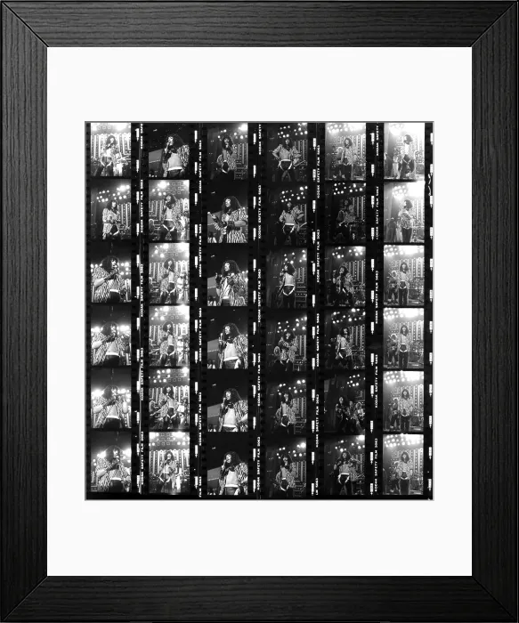 Framed Print : Rick James Contact Sheet Framed Print : Rick James Contact Sheet