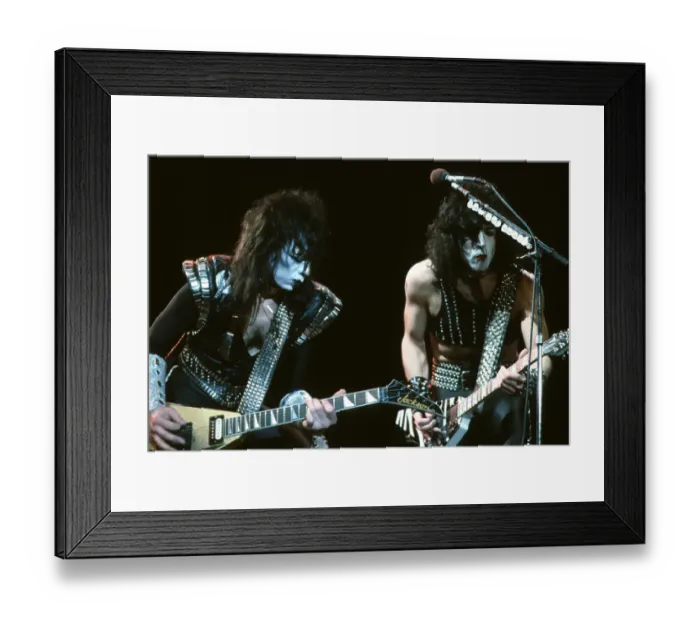 Framed Print : Kiss Performing Framed Print : Kiss Performing