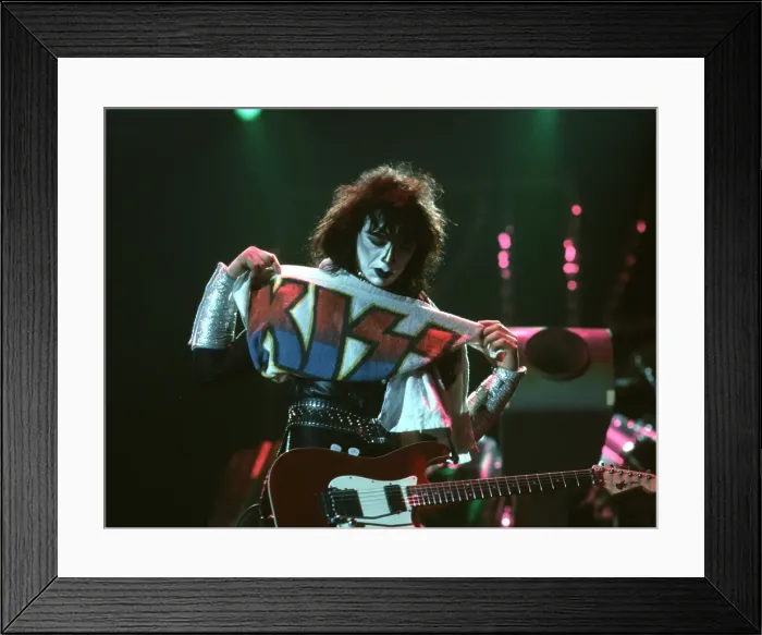 Framed Print : Kiss Performing Framed Print : Kiss Performing