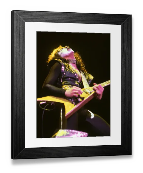 Framed Print : Kiss Performing Framed Print : Kiss Performing