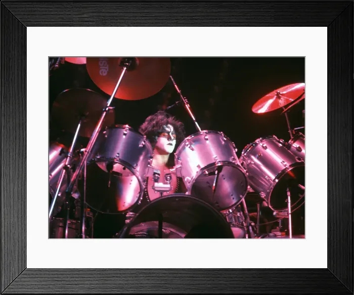 Framed Print : Kiss Performing Framed Print : Kiss Performing