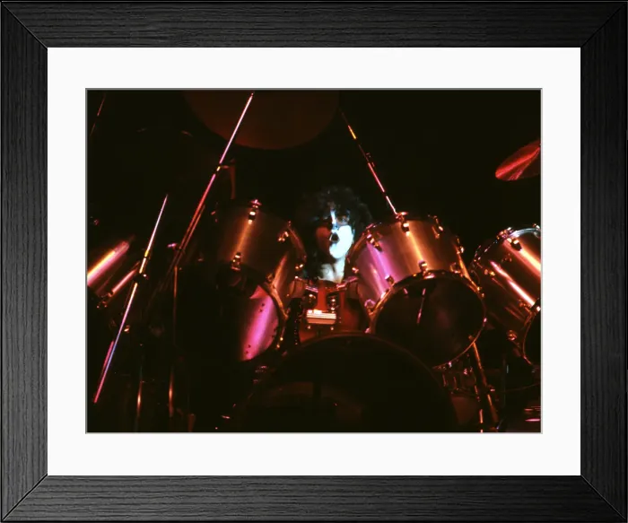 Framed Print : Kiss Performing Framed Print : Kiss Performing