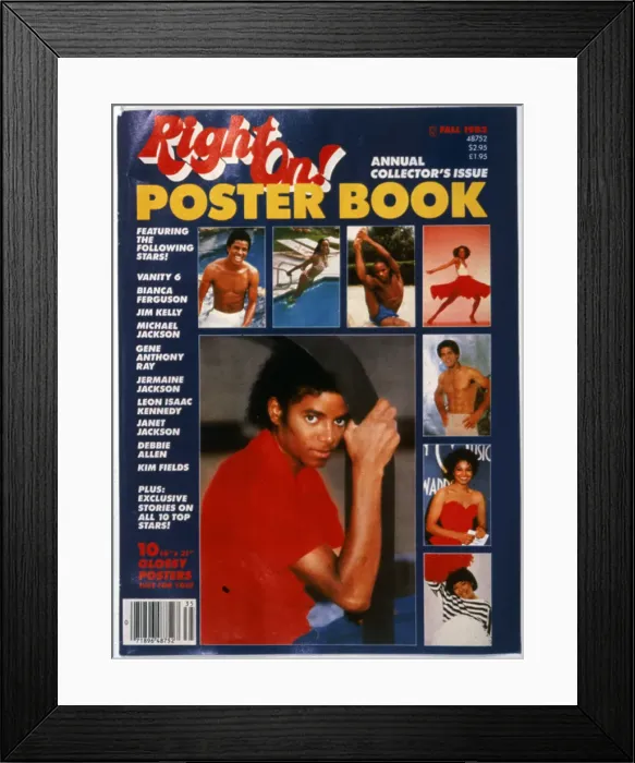Framed Print : Right On! Poster Book Framed Print : Right On! Poster Book
