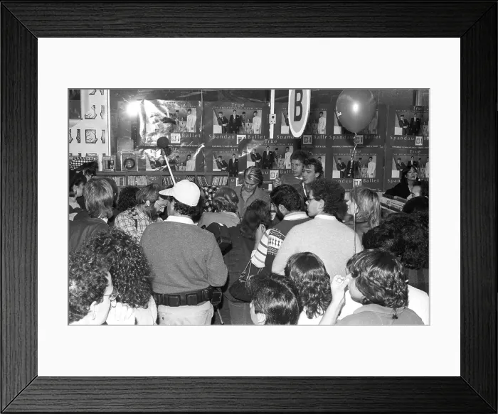 Framed Print : Spandau Ballet Autograph Signing Framed Print : Spandau Ballet Autograph Signing