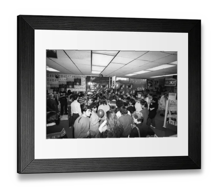 Framed Print : Spandau Ballet Autograph Signing Framed Print : Spandau Ballet Autograph Signing