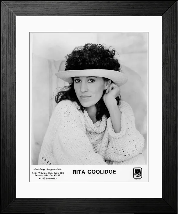Framed Print : Rita Coolidge Portrait Framed Print : Rita Coolidge Portrait