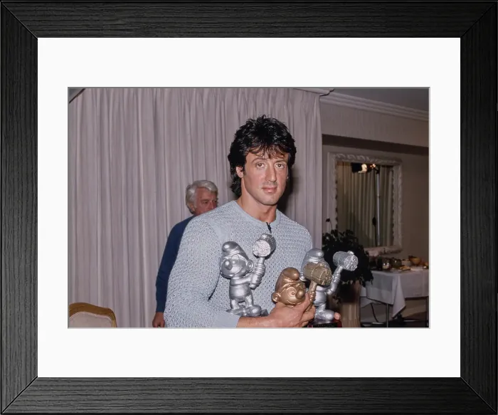 Framed Print : Sylvester Stallone, American Actor Framed Print : Sylvester Stallone, American Actor