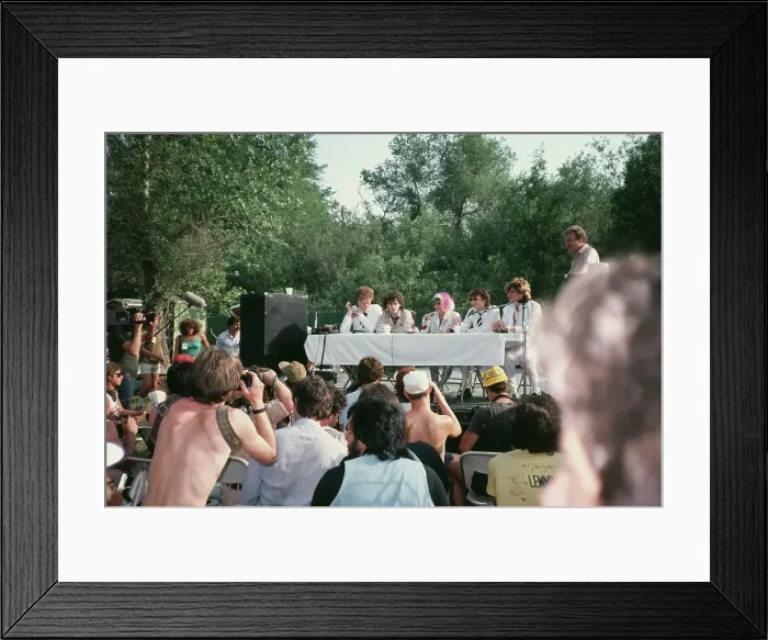 Framed Print : Missing Persons At US Festival