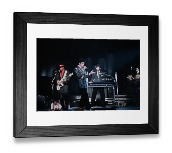 Framed Print : Morris Day & The Time Play American Bandstand Framed Print : Morris Day & The Time Play American Bandstand