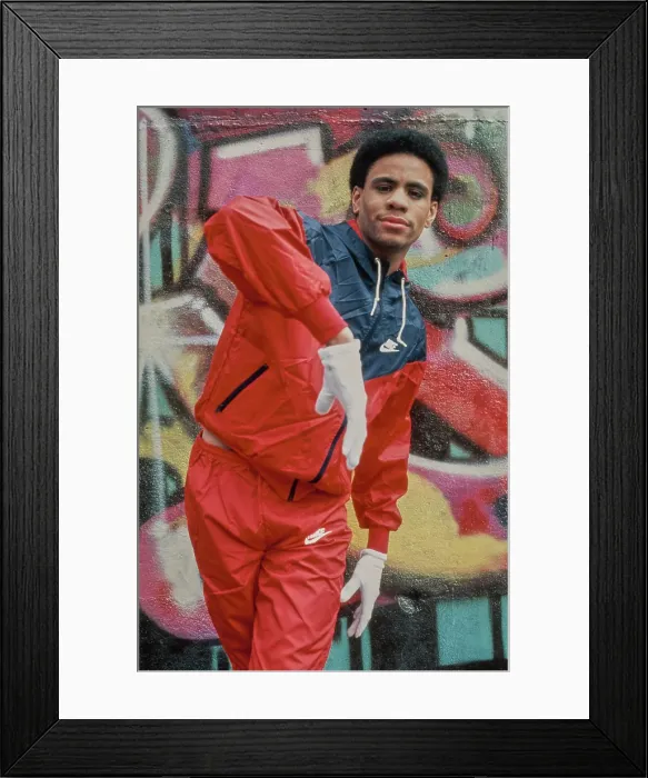 Framed Print : Eighties Street Fashions Framed Print : Eighties Street Fashions