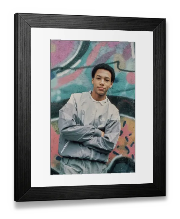 Framed Print : Eighties Street Fashions Framed Print : Eighties Street Fashions