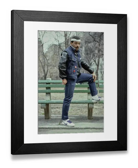 Framed Print : Eighties Street Fashions Framed Print : Eighties Street Fashions