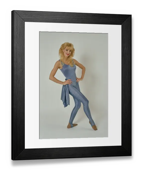 Framed Print : Eighties Exercise Fashions Framed Print : Eighties Exercise Fashions