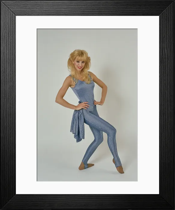 Framed Print : Eighties Exercise Fashions