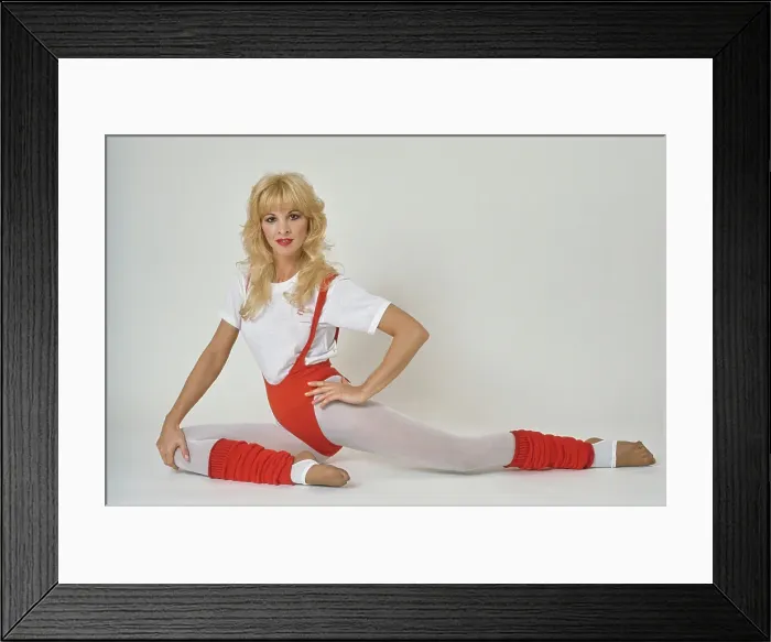 Framed Print : Eighties Exercise Fashions Framed Print : Eighties Exercise Fashions