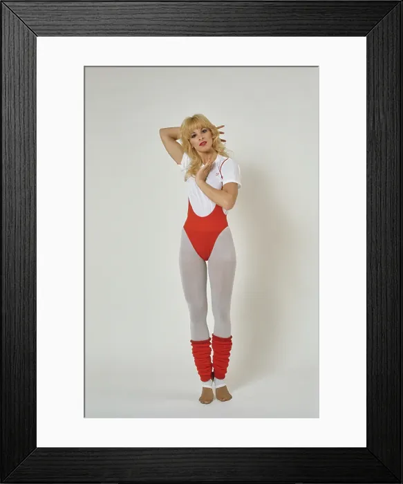 Framed Print : Eighties Exercise Fashions Framed Print : Eighties Exercise Fashions
