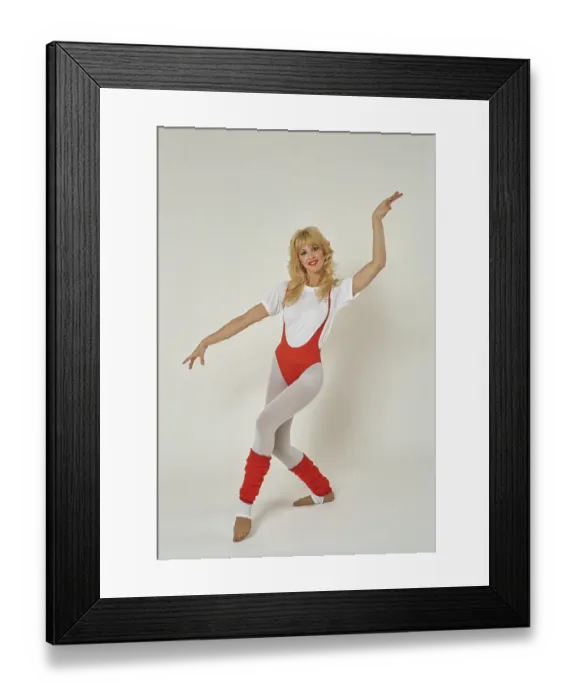 Framed Print : Eighties Exercise Fashions Framed Print : Eighties Exercise Fashions