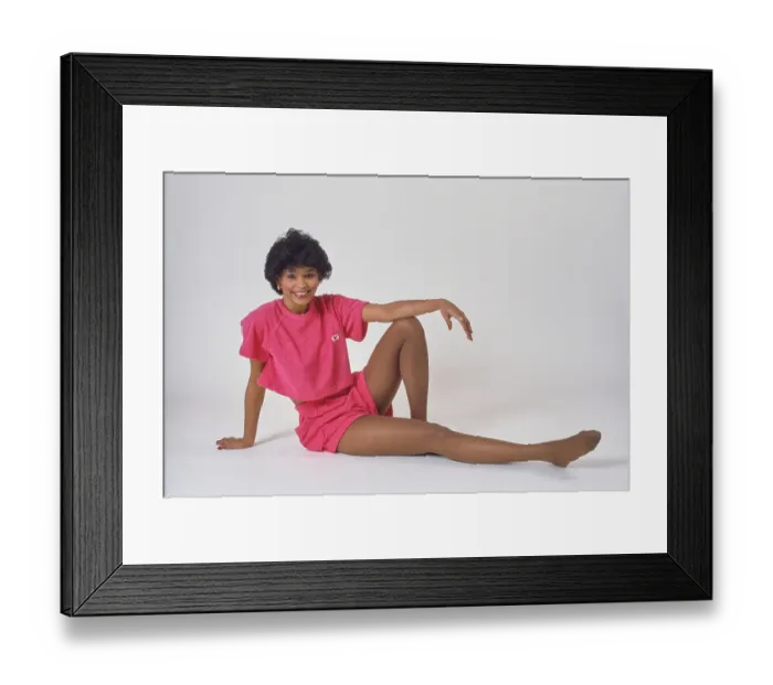 Framed Print : Eighties Exercise Fashions Framed Print : Eighties Exercise Fashions