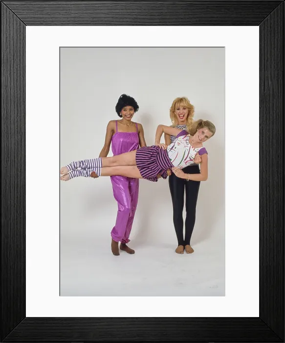 Framed Print : Eighties Exercise Fashions