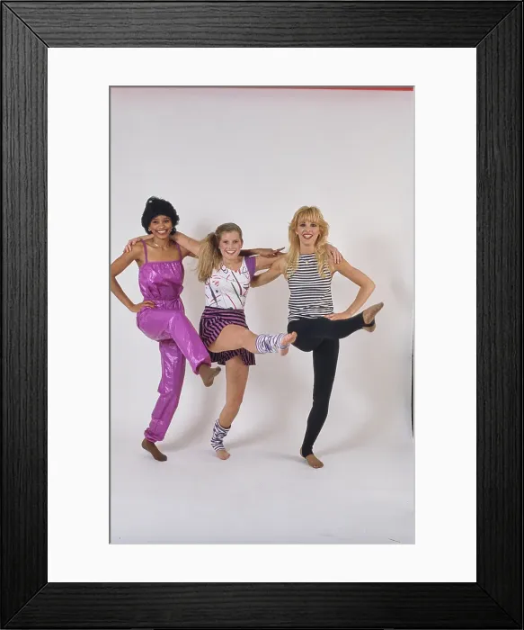 Framed Print : Eighties Exercise Fashions Framed Print : Eighties Exercise Fashions